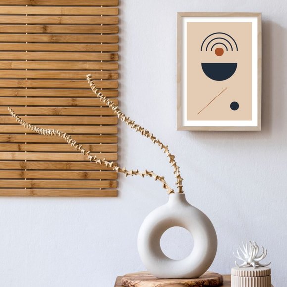 2/$35 Modern Minimalist Abstract Geometric Wall Art Print Home Decor [No Frame] - Picture 4 of 6